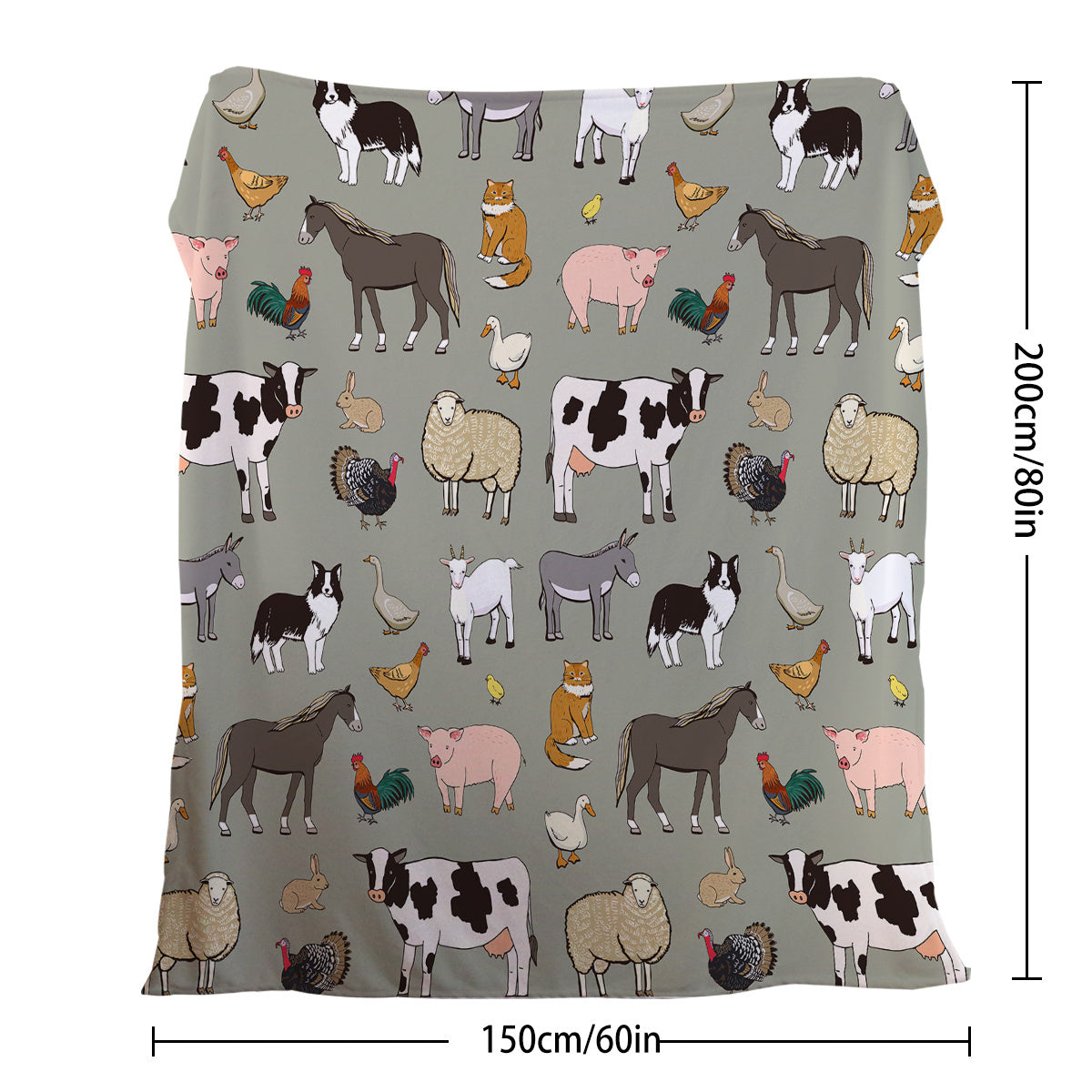 Various Animals Blanket