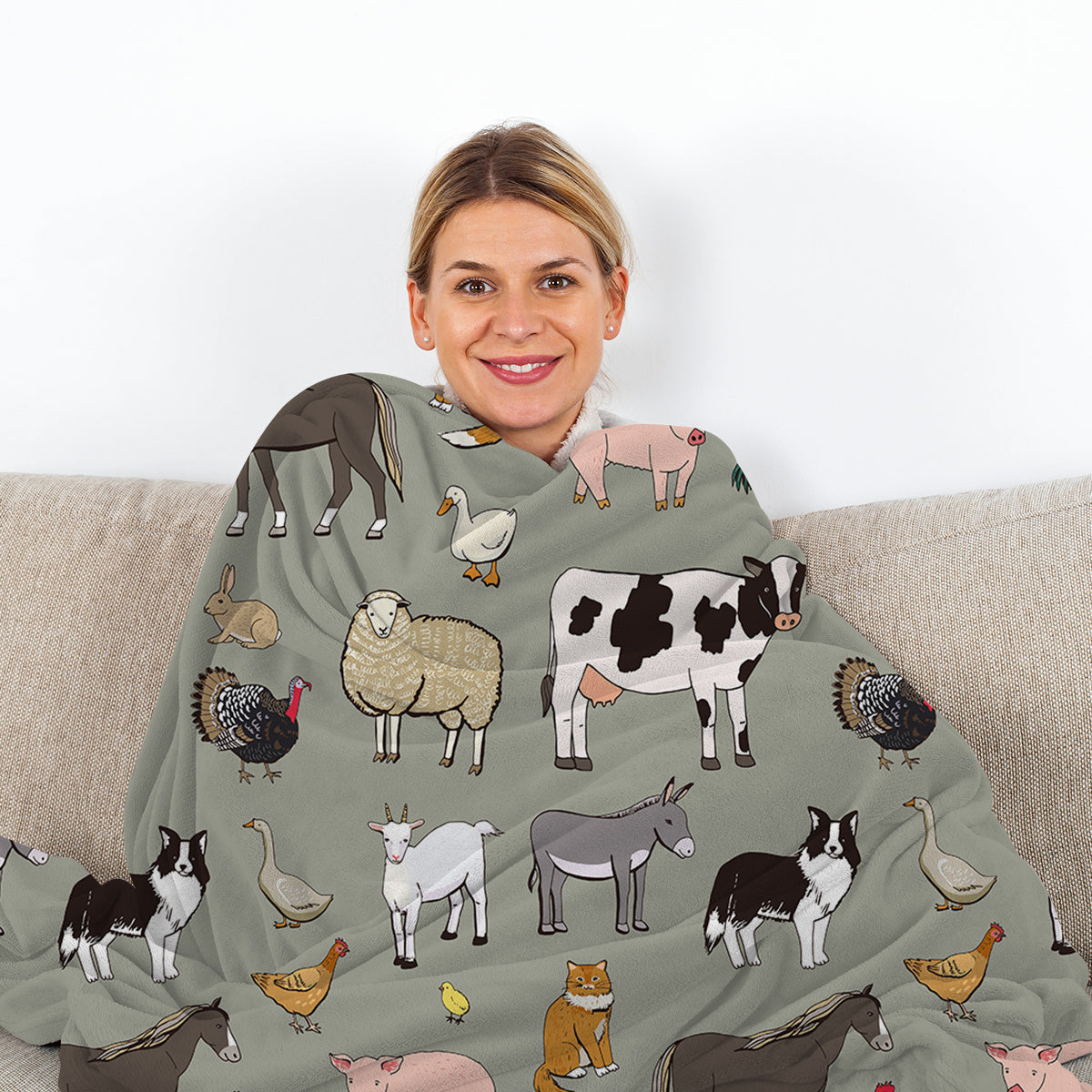 Various Animals Blanket